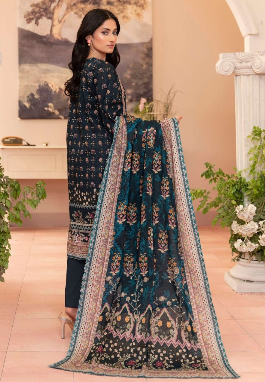 JN 03 - 3 Piece Unstitched Lawn Suit